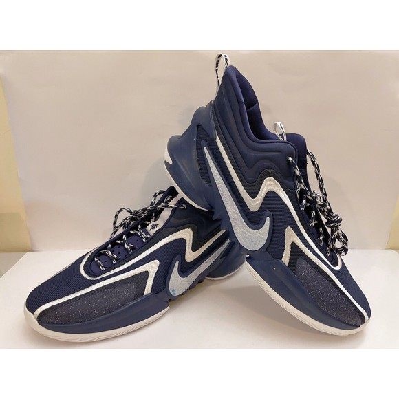Nike Men's Cosmic Unity 2 TB Promo Basketball Shoes Navy Blue Size 16M 17M 17.5M - Picture 1 of 10